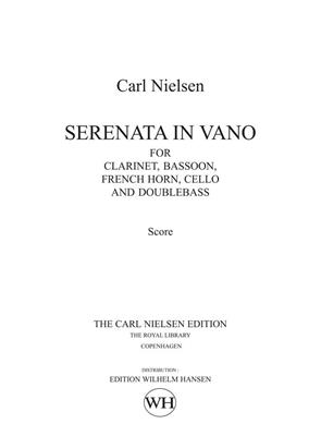 Carl Nielsen: Serenata In Vano: Kammerensemble