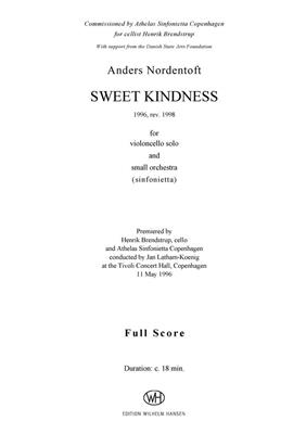 Anders Nordentoft: Sweet Kindness: Orchester