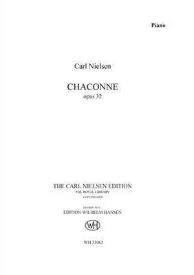 Carl Nielsen: Chaconne Op.32: Klavier Solo