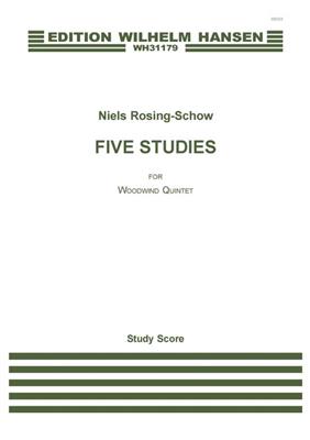 Niels Rosing-Schow: Five Studies: Holzbläserensemble