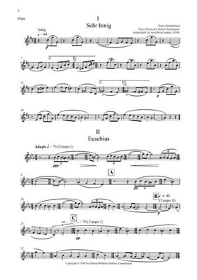 Hans Abrahamsen: Three Pieces By Robert Schumann: Bläserensemble