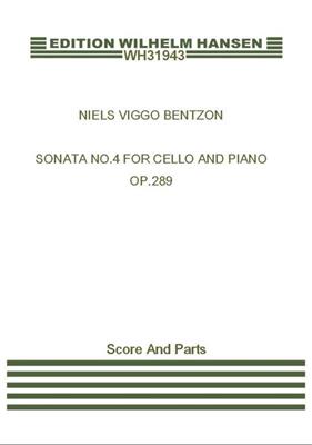 Niels Viggo Bentzon: Sonata No. 4 For Cello And Piano, Op.289: Cello mit Begleitung