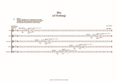 Louise Alenius: Rite (Of Nothing): Sonstiges in Gesang