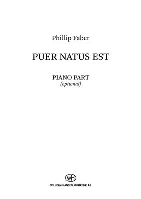 Phillip Faber: Puer natus est: Frauenchor mit Klavier/Orgel