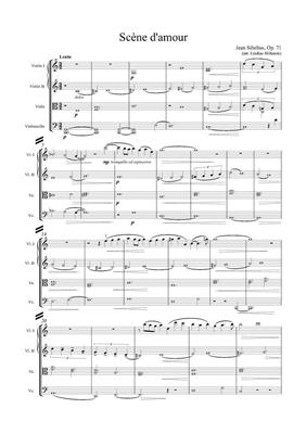 Jean Sibelius: Scene D'Amour: Streichquartett