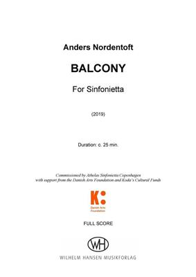 Anders Nordentoft: Balcony (2020): Orchester