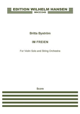Britta Byström: Im Freien: Streichorchester mit Solo