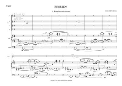 John Frandsen: Requiem: Gemischter Chor mit Klavier/Orgel