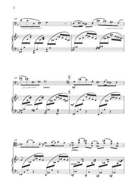 Leopold van der Pals: Sonata in D-minor for cello and piano Op. 5a: Cello mit Begleitung