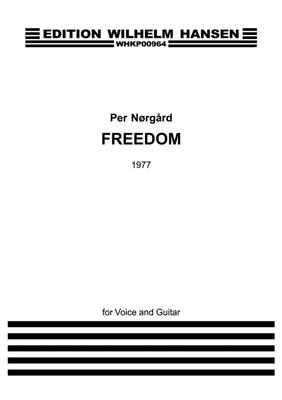 Per Nørgård: Freedom: Gesang mit Gitarre