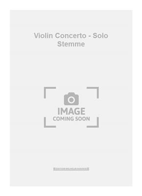 Arne Nordheim: Violin Concerto - Solo Stemme: Violine Solo
