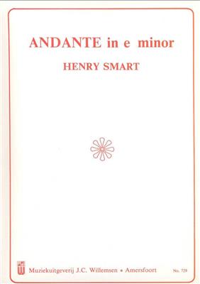 Henry Smart: Andante in e Minor: Orgel