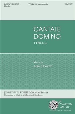 Josu Elberdin: Cantate Domino: Männerchor mit Begleitung