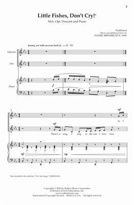 Daniel Brinsmead: Little Fishes, Don't Cry!: Frauenchor mit Klavier/Orgel