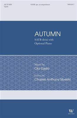 Ola Gjeilo: Autumn: Gemischter Chor mit Klavier/Orgel
