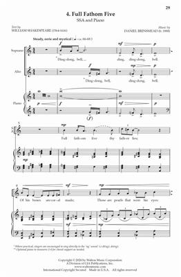 Daniel Brinsmead: Five Sea Songs: Frauenchor mit Klavier/Orgel