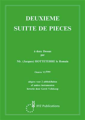 Jacques-Martin Hotteterre: Deuxieme Suitte de Pieces: Blockflöte Duett