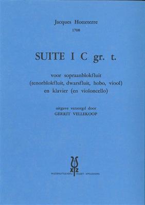 Jacques-Martin Hotteterre: Suite 1 C: Sopranblockflöte mit Begleitung