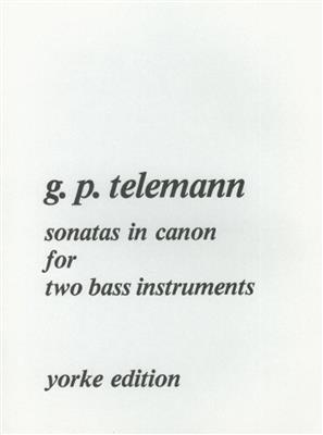 Georg Philipp Telemann: Sonatas In Canon For Two Bass Instruments: Instrument im Tenor- oder Bassschlüssel