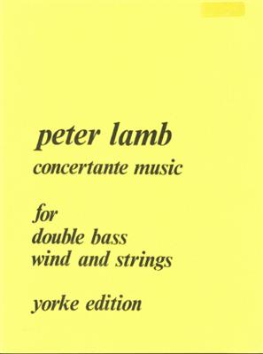 Peter Lamb: Concertante Music: Kontrabass mit Begleitung