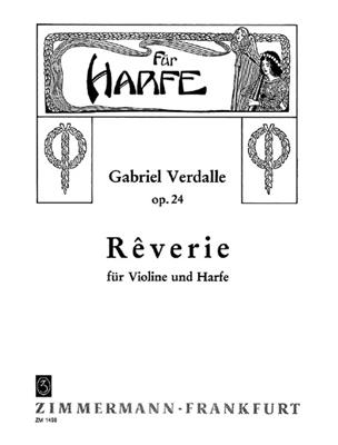 Gabriel Verdalle: Rêverie op. 24: Violine mit Begleitung