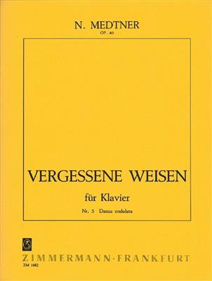 Nikolai Medtner: Vergessene Weisen op. 40: Klavier Solo