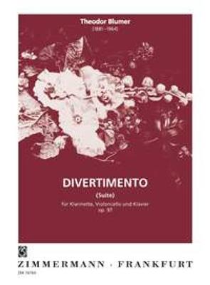 Theodor Blumer: Divertimento (Suite) op. 97: Kammerensemble