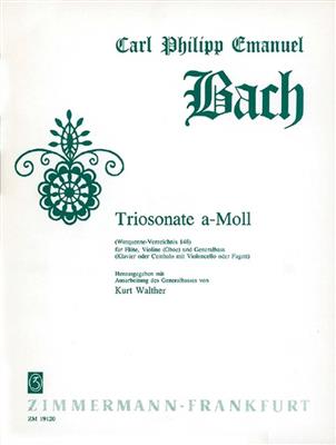 Carl Philipp Emanuel Bach: Triosonate a-Moll Wq 148: (Arr. Kurt Walther): Kammerensemble