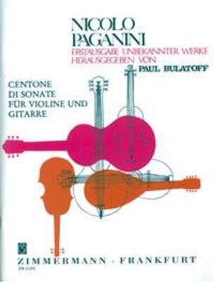 Niccolò Paganini: Centone di Sonate No. 7 - 12: Violine mit Begleitung