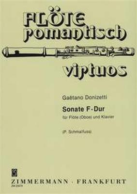 Gaetano Donizetti: Sonate F-Dur: (Arr. Peter Schmalfuss): Flöte mit Begleitung