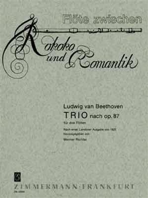 Ludwig van Beethoven: Trio Op 87: Flöte Ensemble