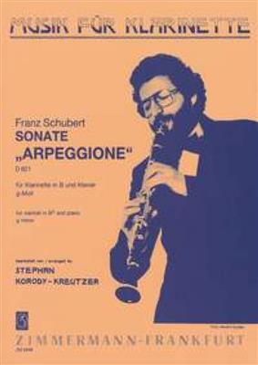 Franz Schubert: Sonate "Arpeggione": Klarinette mit Begleitung