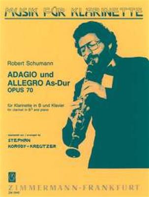 Robert Schumann: Adagio und Allegro As-Dur op. 70: (Arr. Stephan Korody-Kreutzer): Klarinette mit Begleitung