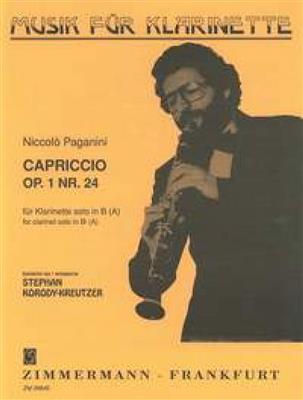 Niccolò Paganini: Capriccio Op.1 No.24: (Arr. Stephan Korody-Kreutzer): Klarinette Solo