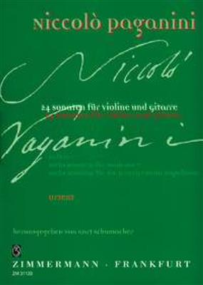 Niccolò Paganini: Vierundzwanzig Sonaten Heft II: Violine mit Begleitung