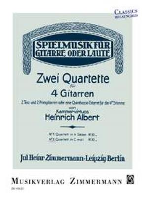 Heinrich Albert: Quartett Nr. 2 in c-Moll: Gitarre Trio / Quartett