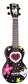 Art Series Soprano Ukulele - Heart (Black)