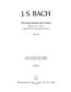Johann Sebastian Bach: Cantata BWV 36 Schwingt Freudig Euch Empor: Violine Solo