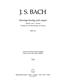 Johann Sebastian Bach: Cantata BWV 36 Schwingt Freudig Euch Empor: Viola Solo