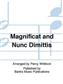 Magnificat and Nunc Dimittis: Arr. (Percy Whitlock): Gemischter Chor mit Klavier/Orgel