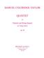 Samuel Coleridge-Taylor: Quintet in F sharp minor, Op. 10: Kammerensemble
