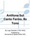 Luigi: Antifona Sul Canto Fermo: Gemischter Chor mit Begleitung