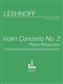 Jonathan Leshnoff: Violin Concerto No. 2: Violine mit Begleitung