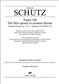 Heinrich Schütz: Der Herr sprach zu meinem Herren: (Arr. Paul Horn): Gemischter Chor mit Klavier/Orgel