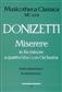 Gaetano Donizetti: Miserere in re minore MC 6/1: Gemischter Chor mit Klavier/Orgel