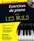 David Pearl: Exercices de piano Pour les nuls