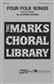 Johannes Brahms: Four Folk Songs Collection: Gemischter Chor A cappella