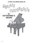 First Coloring Book of Musical Instruments: Easy Piano