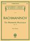 Sergei Rachmaninov: 6 Moments Musicaux, Op. 16: Klavier Solo