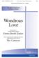 Wondrous Love: (Arr. Wes Cameron): Gemischter Chor mit Begleitung